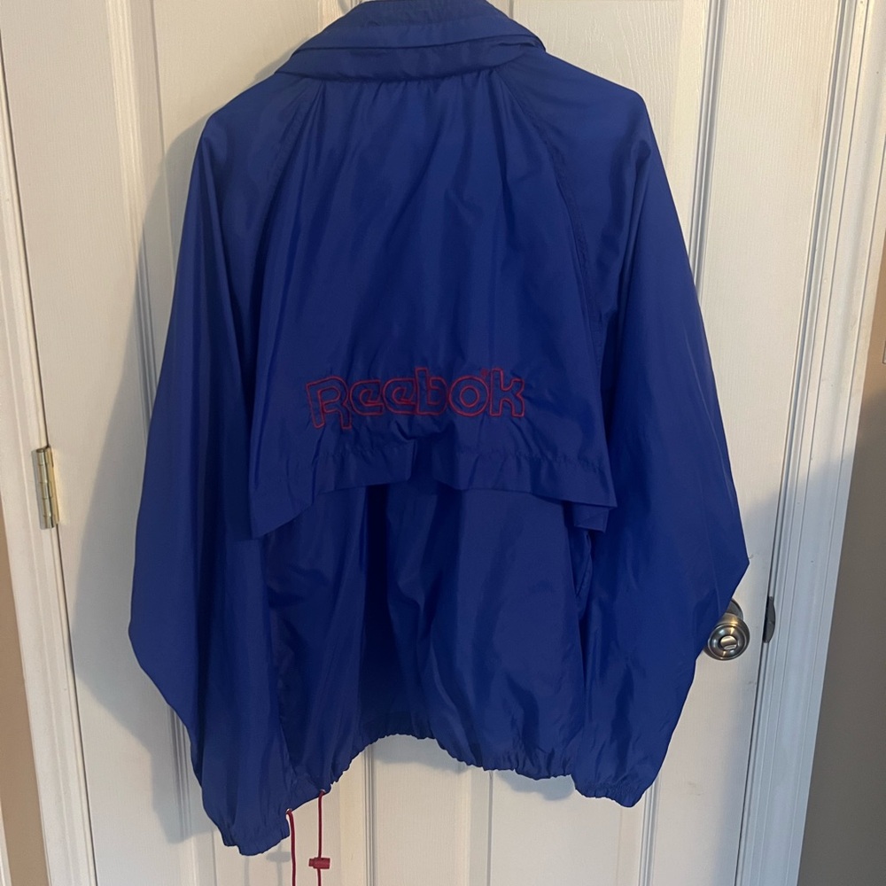 Vintage 90s Reebok Royal Blue Windbreaker